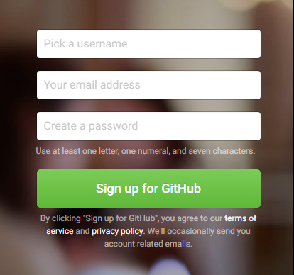 create github acct